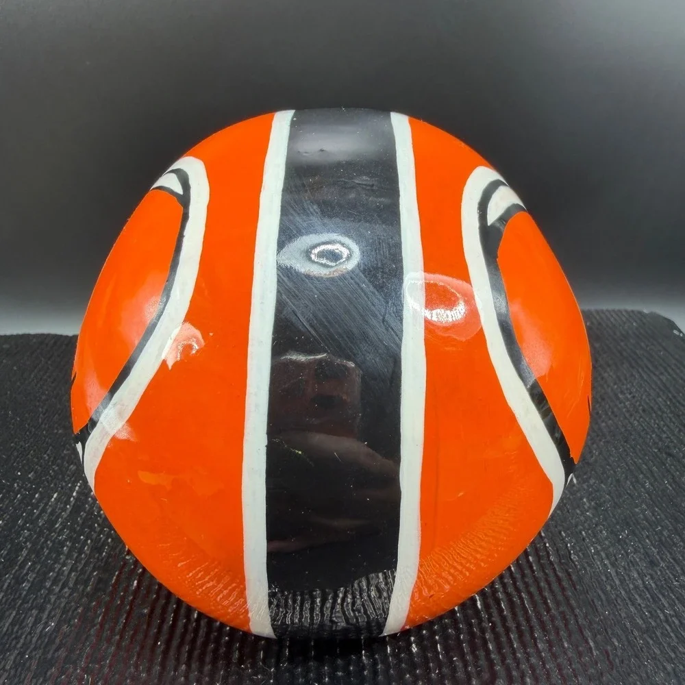 Cleveland Browns Sugar Skull Day‎ of the Dead Ceramic Figurine Orange Brown 4in